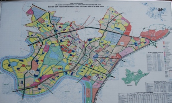 TP.HCM điều chỉnh quy hoạch khu nhà ở phường Tam Bình, Q.Thủ Đức